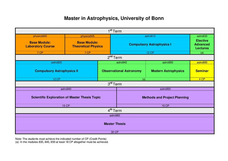 MSc Modulplan MScA (PO2006)