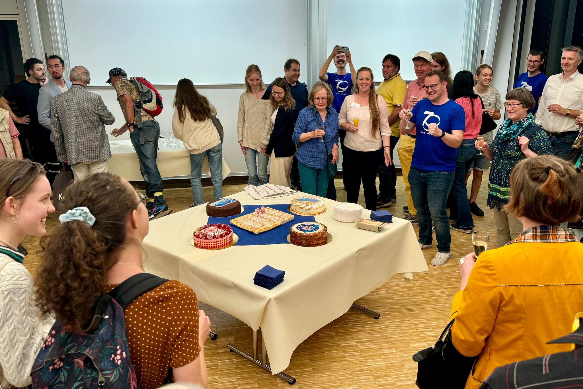 Cake is a must at a birthday part.