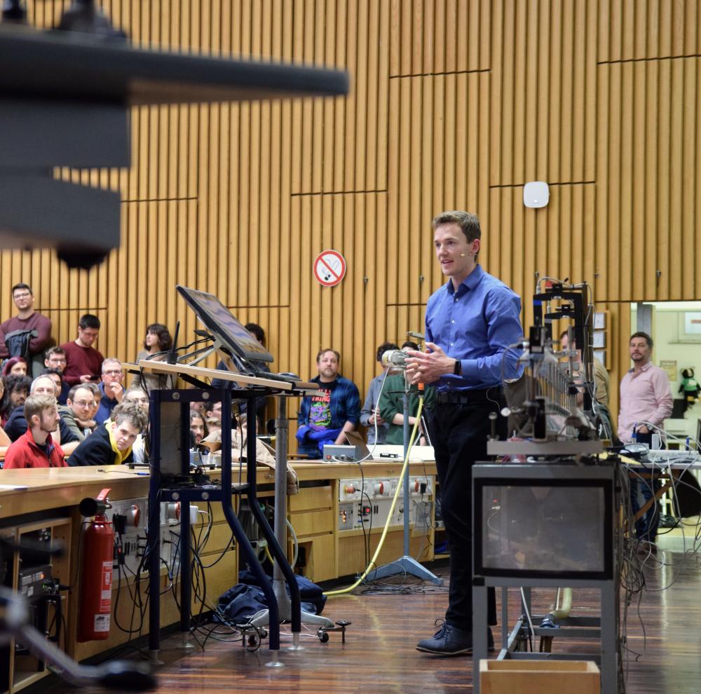 Grant Sanderson in the Bonn Physics Colloquium