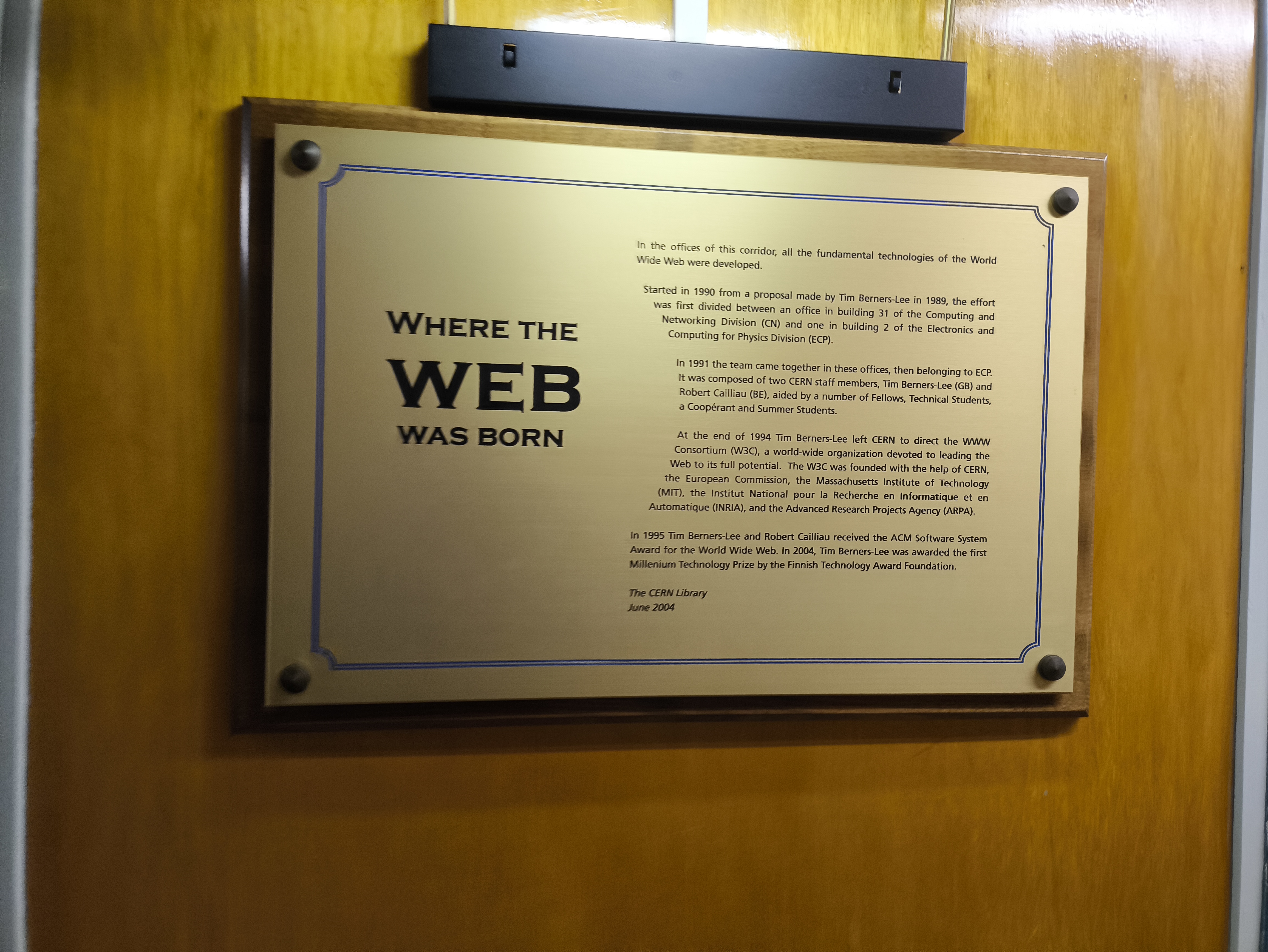 Where the web was born