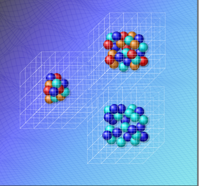 Different shapes of the nuclei on the grid.