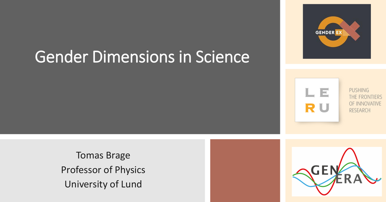 Gender Dimensions in Science